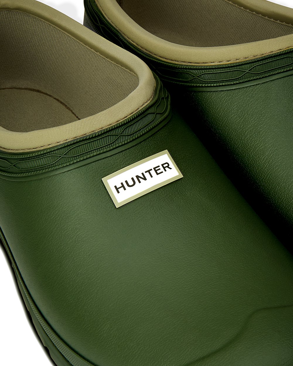 Hunter Hombre Gardener - Zuecos Verde - 962-IWDTZH